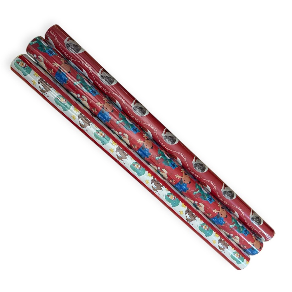 Christmas Pets Wrapping Paper Bundle